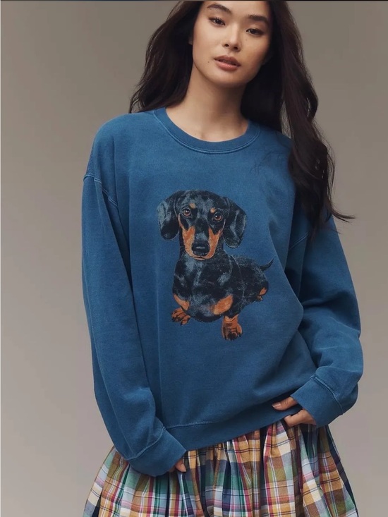 By Anthropologie Tops - NWT By Anthropologie Dashhound Sweatshirt